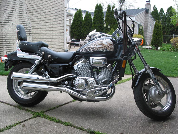 Honda magna exhaust modifications #3